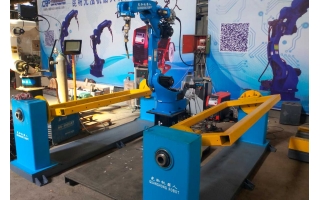 焊接机器人配套双翻转变位机